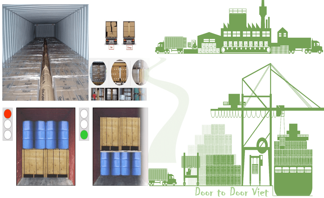 8 nguyên tắc vàng khi xếp  và vận chuyển hàng hóa bằng container