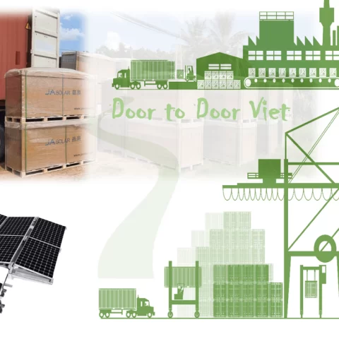 quy trình nhập khẩu tấm pin mặt trời