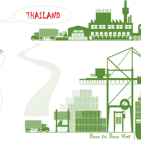 vận chuyển hàng từ Thái Lan về Việt Nam