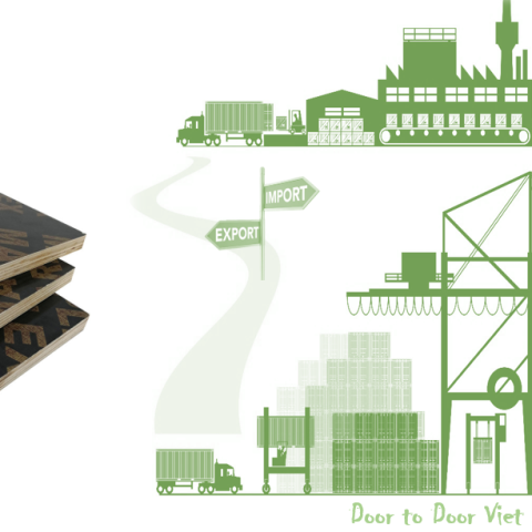 quy trình nhập khẩu ván cốp pha