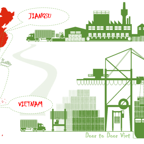 cước vận chuyển từ giang tô về VN