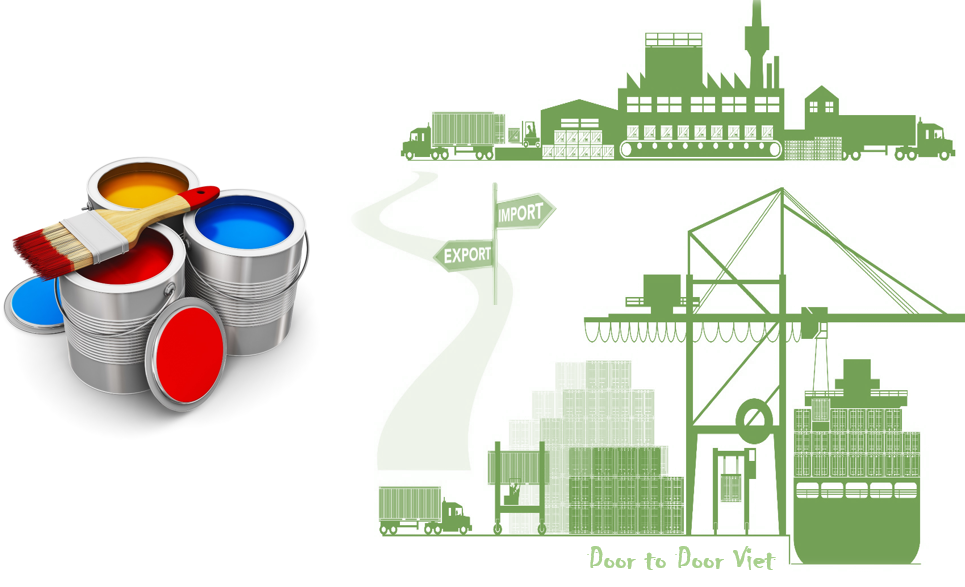 Thủ tục nhập khẩu sơn tường, sơn các loại