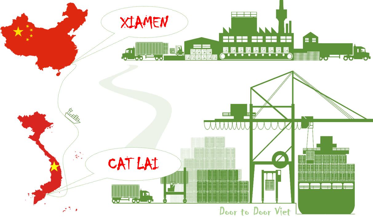 Cước vận chuyển từ Xiamen về Hồ Chí Minh