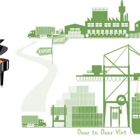 quy trình nhập khẩu đàn piano