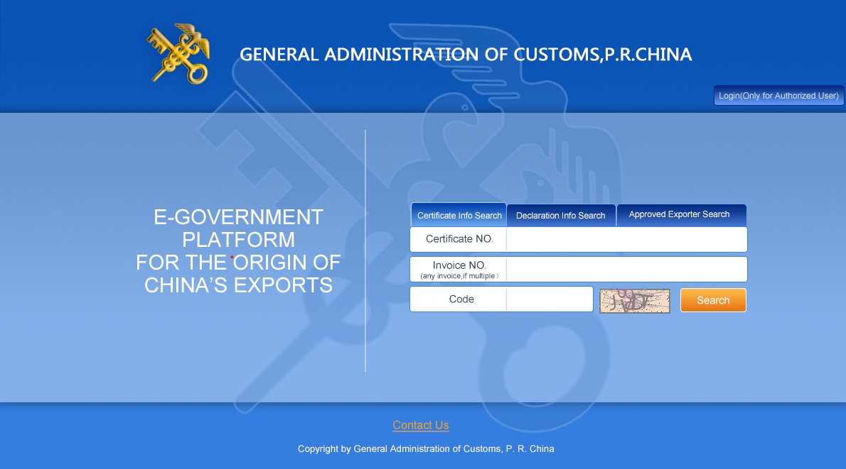 check form E hải quan trung quốc