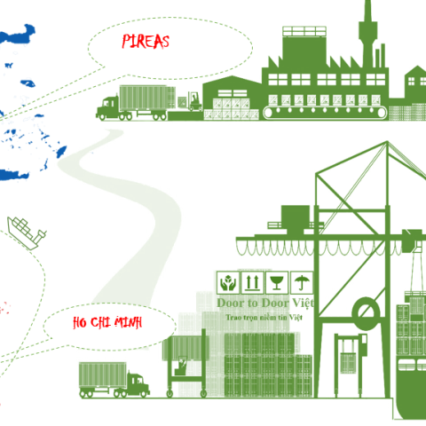 vận chuyển hàng từ HCM đi Piraeus